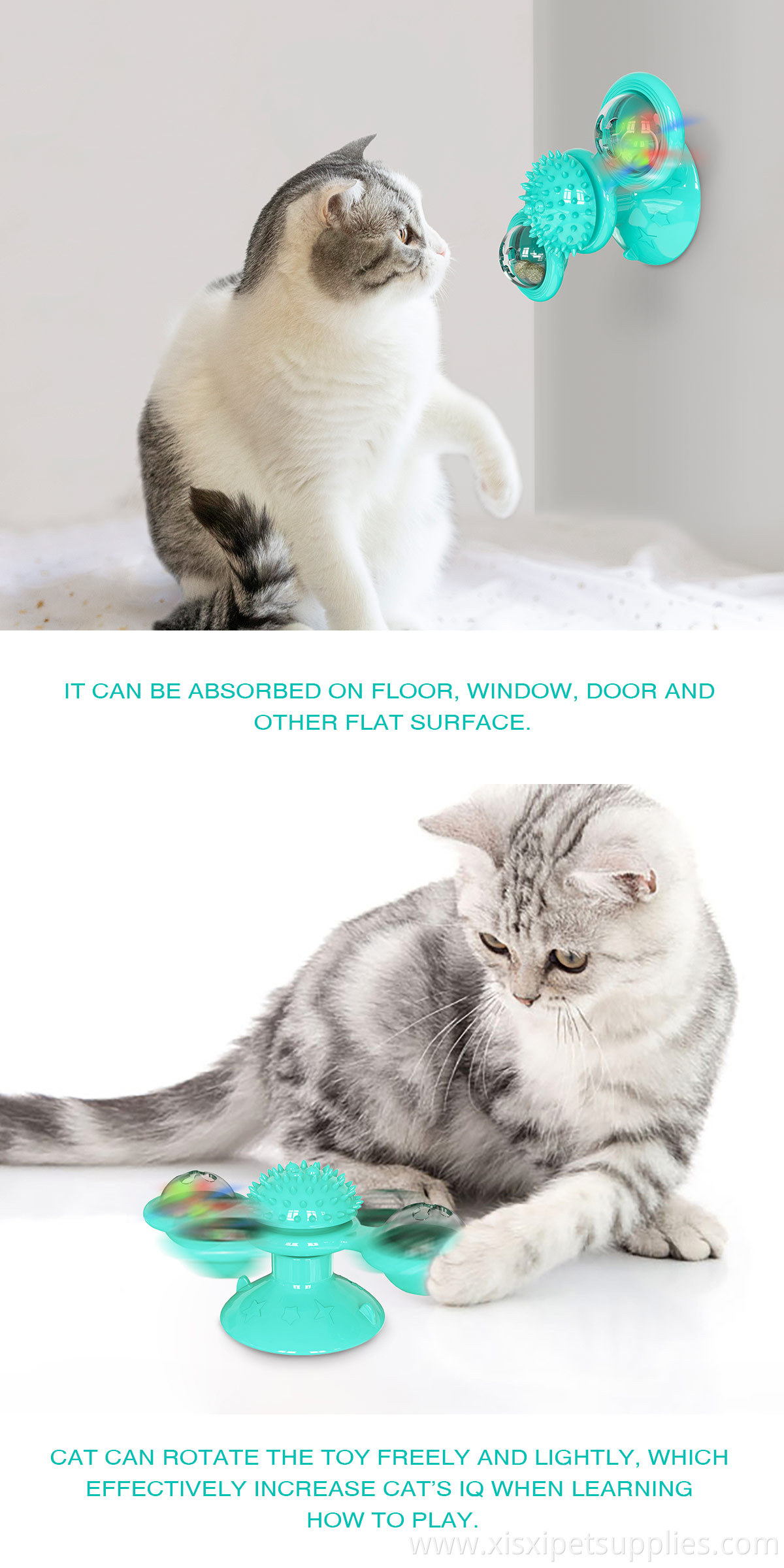 Wholesale Windmill Cat Toy 6.25